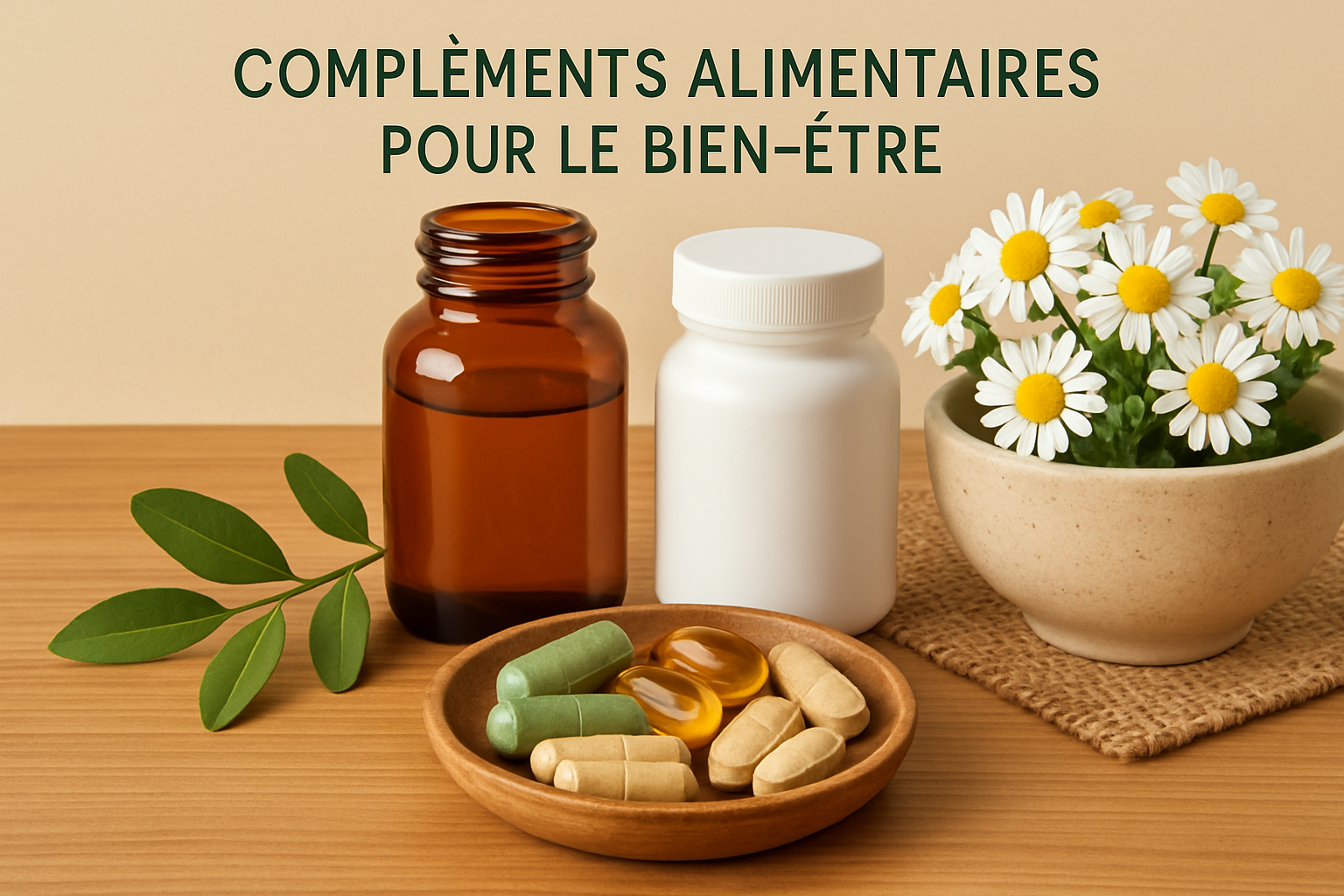 Compléments alimentaires pour le bien-être